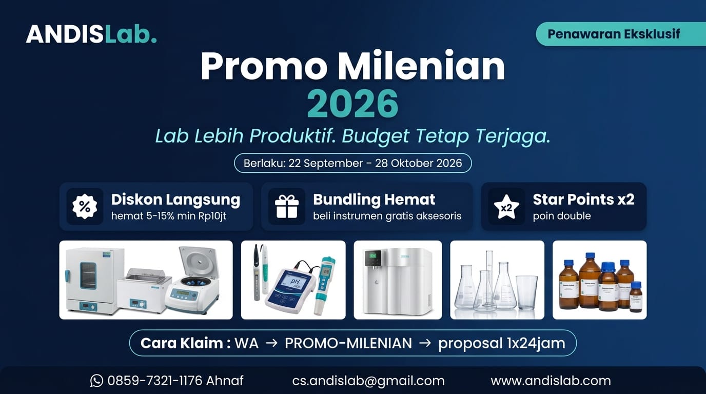 Promo Milenian 2026 — Lab Lebih Produktif. Budget Tetap Terjaga.